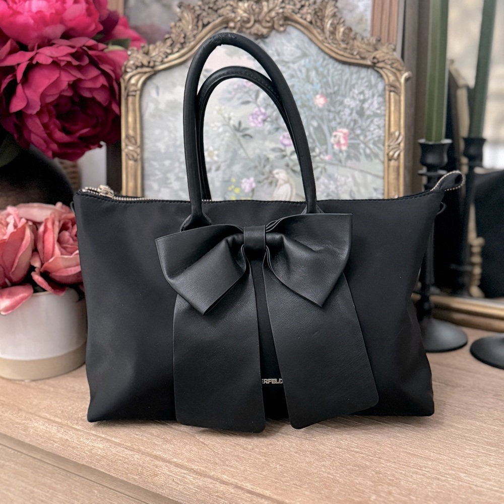 Karl Langenfeld  | BOW Details   handbag / Black